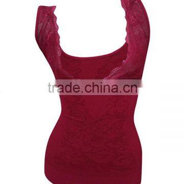 seamless waistcoat sexy chest up keep thin shaper hot design shaper