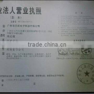 China Business Licence