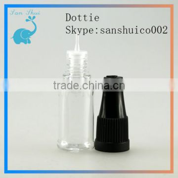 e liquid bottle with childproof cap clear 10ml PET dropper bottle e liquid bottle for sale