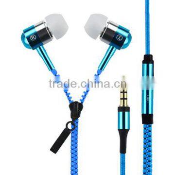 High Quality Zipper Earphone With Mic photo-2