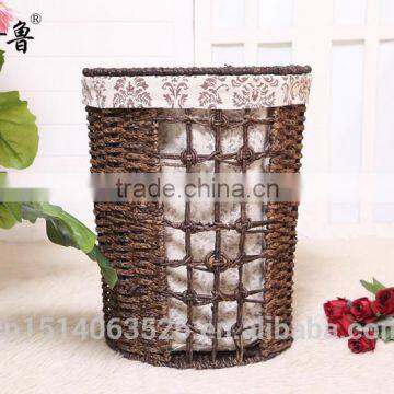 High Quality Wicker Laundry Basket/Storage basket for clothing/100% handmade naturel