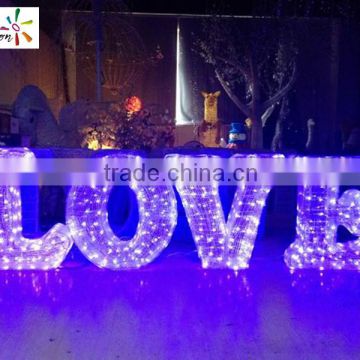 LOVE decorative led alphabet letters nice outdoor large led letters LOVE 3d lighted letters