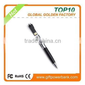 Metal pen shape promotional gift mini usb flash drive get free samples