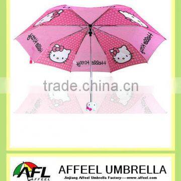 21''x8k hello kitty lovely folding umbrella