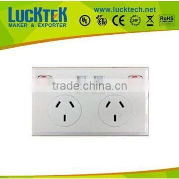 AUSTRALIA TYPE WALL SOCKET WITH TWO USB PORT