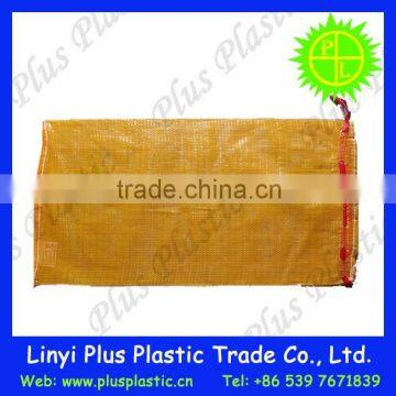 Professional Factory Cheap firewood net bags,leno mesh bag for sale