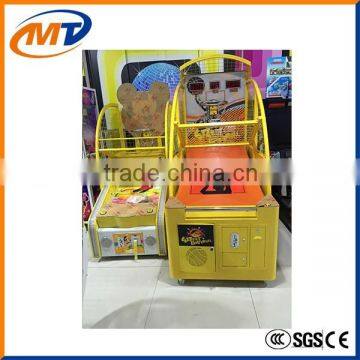 Hot sale basketball game machine for kids and adults/ indoor basketball shooting game machine for sport