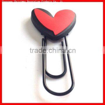 funny binder heart paper clip made in china