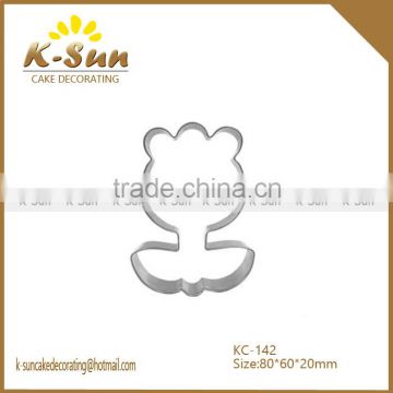 K-sun wholesale custom made metal tulip flower cookie cutter