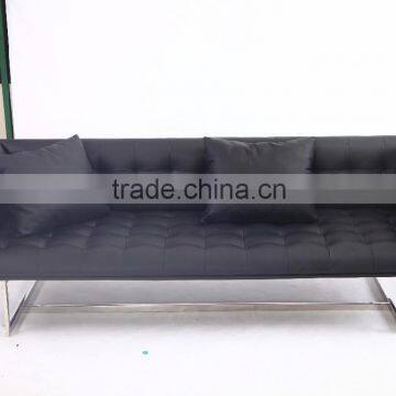 Poliform Sofa Edward Leather Couch for Living Room photo-2