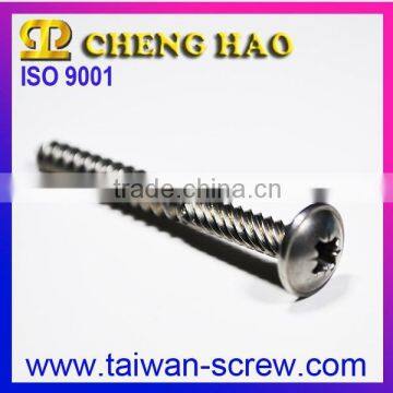 Pozi Round Head Tapping Stainless Steel Screws