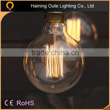 Brass Base Material and 100-240V Voltage G95 Carbon Filament Bulb