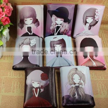 Hot Selling Promotional Fashional Cute and Cartoon Shape purse/ Lovely girl Wallet