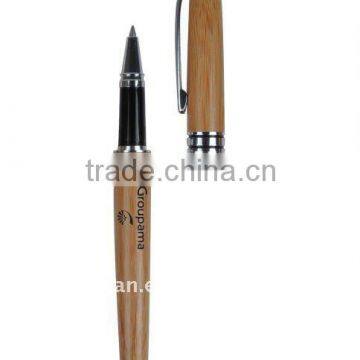 Bamboo Barrel Roller Pen
