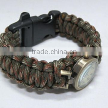 survival military bracelets with watch