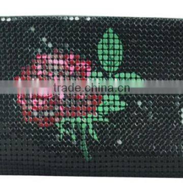 2015 681A140013 new metal sequin zipper bag