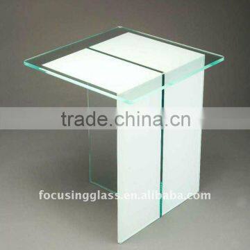 Eco-friendly 6mm Square Tempered Glass for Coffe Table