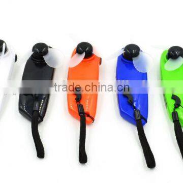 plastic dynamo hand press portable mini fan                        
                                                Quality Choice
