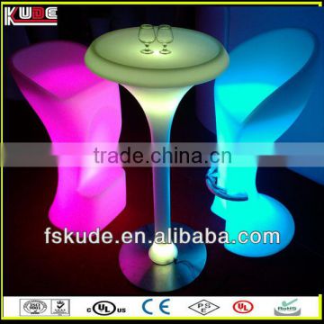 illuminated LED bar furniture/LED bar table/LED bar chair