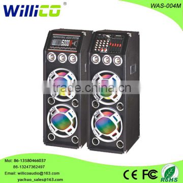 big professional stage dj speaker with power amplifier