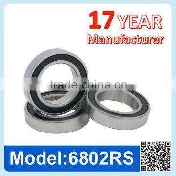 6802 ZZ RS Miniature Ball Bearing Deep Groove Ball Bearing