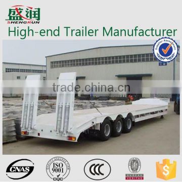 china manufacturer direct supplier 3 axles 100t hydraulic low bed trailer for sale