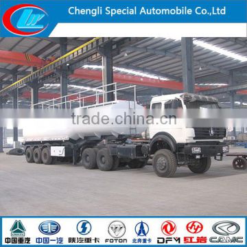 Chemical tanker trailer 50000 liters fuel tanker trailer 36T Oil tank trailer for sale