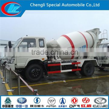 Best quality concrete truck FOTON 5000L protable cement concrete mixer