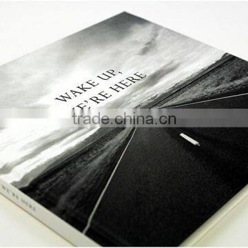 Creative PU cover cardboard printed hardcover book