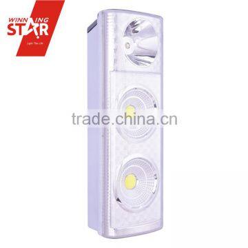 Wholesale High Power 2w COB LED Emergency Light , Battery Powered Torch Light