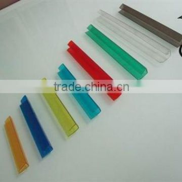 polycarbonate aluminium edge profile for connect and edge banding