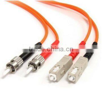 2m Multimode 62.5/125 Duplex Fiber Patch Cable ST - SC (FIBSTSC2)