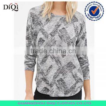 Contemporary Abstract Brushstroke Classic Sweater