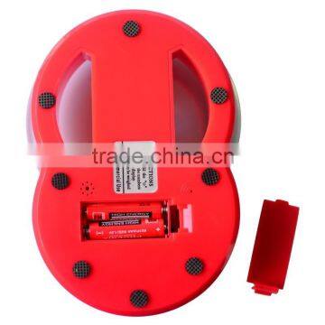 Lcd Display Glass Panel Electronic Weight Scales With Clock Function photo-4