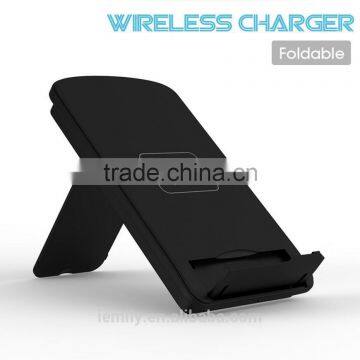 Customized logo 3 coils wireless charger stand qi wireless charger samsung note7