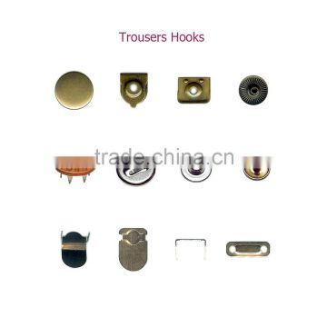 Jeans hooks accessories trouser hook and eye hook and bar fasteners