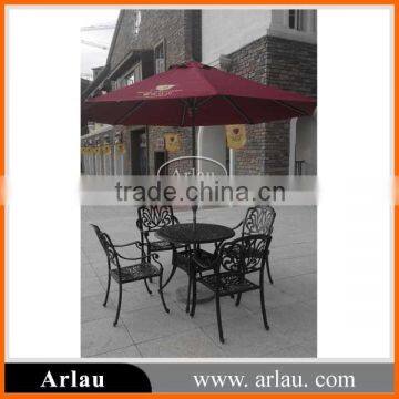 Wholesale outdoor metal garden coffee table and chair set