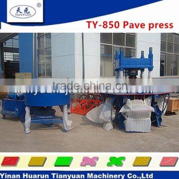 Model TY-850 manual pavement block making machine / color paver and interlock machine