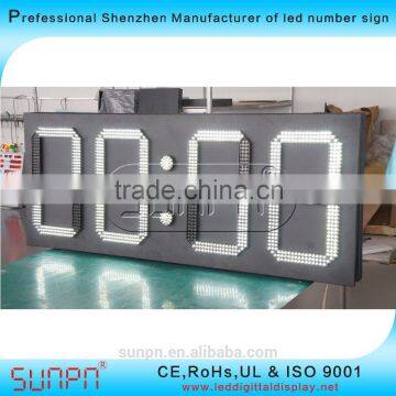 Canada outdoor 20inch LED Time and Temp Board