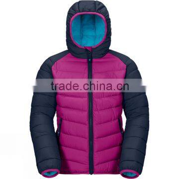 girls Hooded Fashion padded jacket