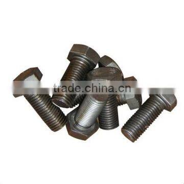 High strength Hexagon head harf therad or full thread zinc plated bolt