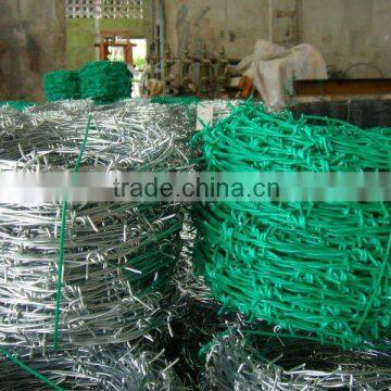 PVC coated barb wire