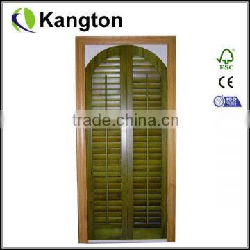 Wood Shutter door bathroom door decorated doors of room