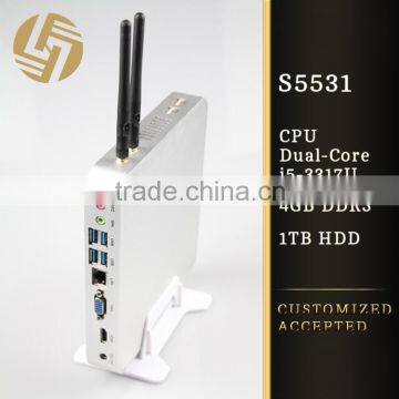 2016 Latest specification cpu desktop computer intel mini pc
