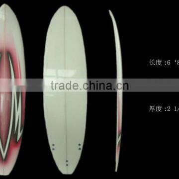 PU foam surfboard/custom short fiberglass surfboard