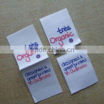 cotton twill label