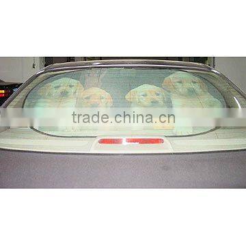 Tyvek Rear Sunshade(automobile sunshade,promotional sunshade,promotion present,rear sunshade)