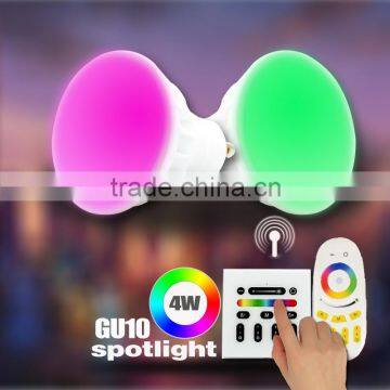 Newest Design 2.4G RF GU10 Rgbw Led Spotlight photo-2