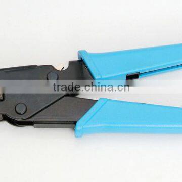 LS-596A compression crimping tool RG-59(4C) RG6(5C) F connector crimping tool for test,cut strip UTP/STP cable network tool