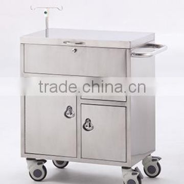 Stainless steel trolley for emergency F-6